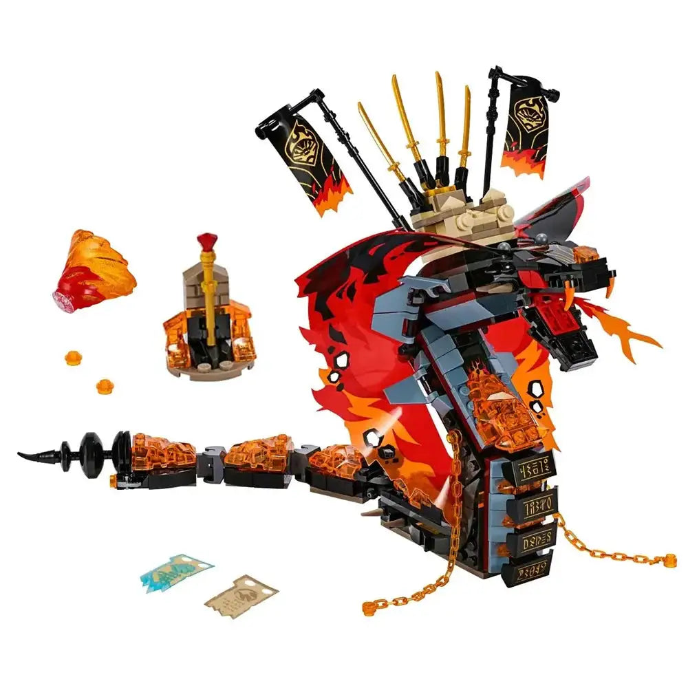 Educational Toys Moro's Dark Attack Dragon King Thunderfang Dragon of Chaos Mech Toy Birthday Gift