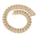 Gold Platinum Bubble Chain Necklace