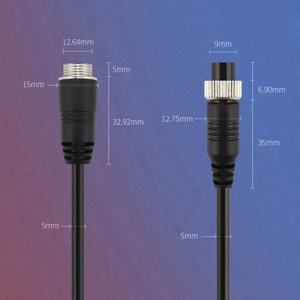 4 Pin Aviation Video Cable For Backup Cameras In RVs Trucks Buses - stepyours.com