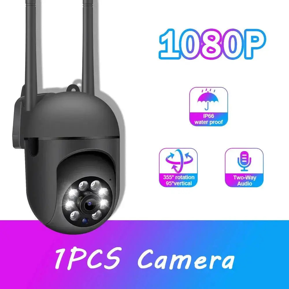 Outdoor Security Camera for Homes Edition AA — 1 Black Camera