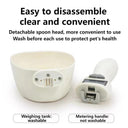 Pet Bowl Measuring Spoon Feeder Electronic Food Dispenser
