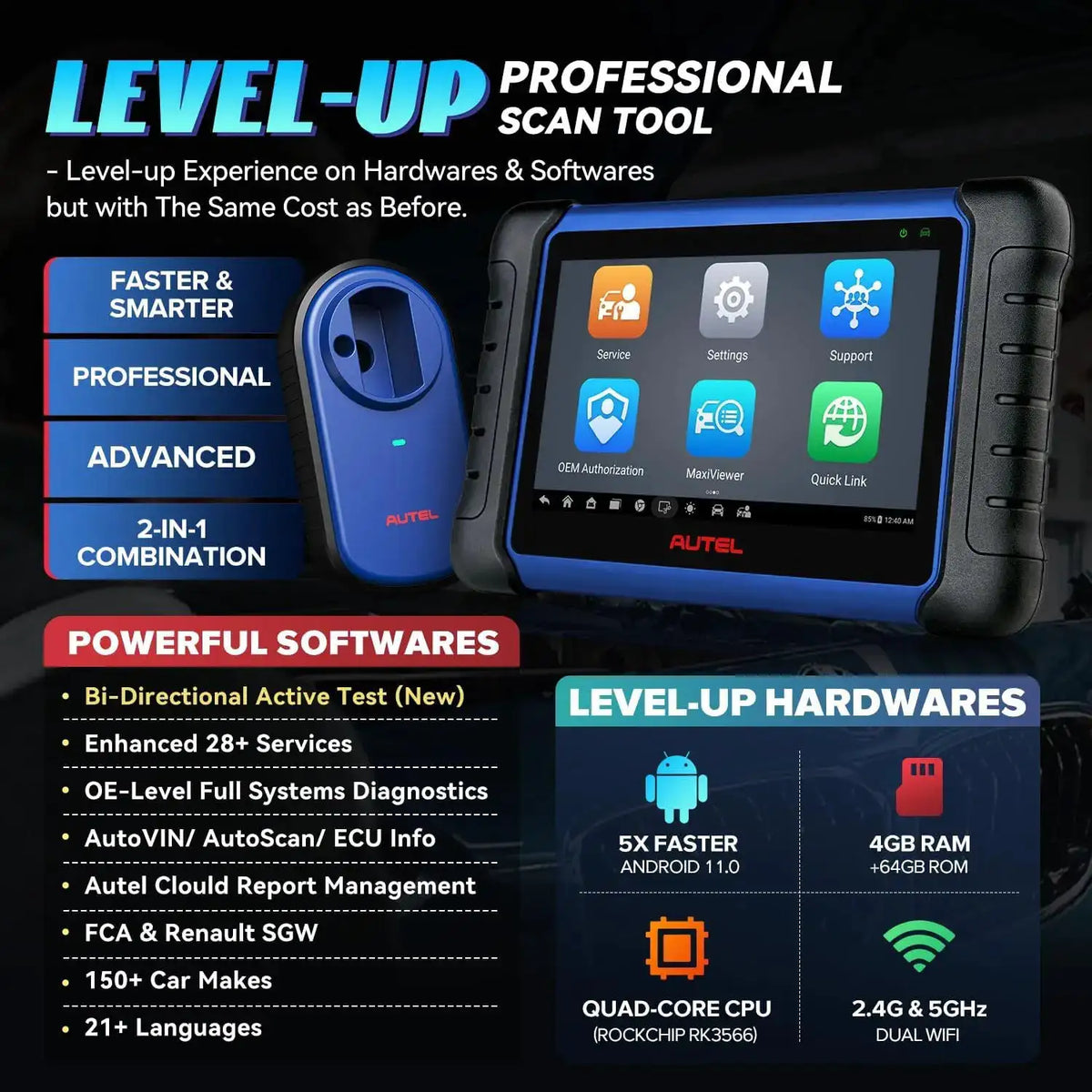 Autel MaxiIM Automotive Scanner IMMO Key Programming Diagnostic — product view 5