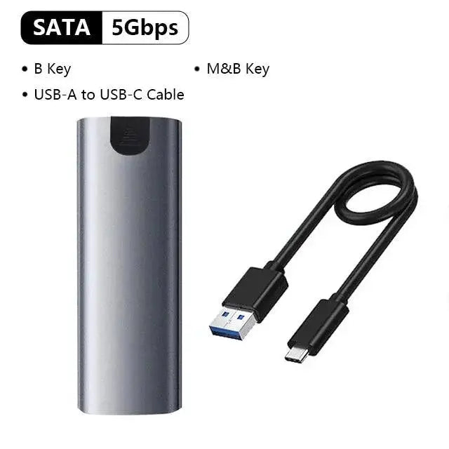 Uthai M6 Nvme Ngff Ssd Case Dual Protocol Aluminum Enclosure