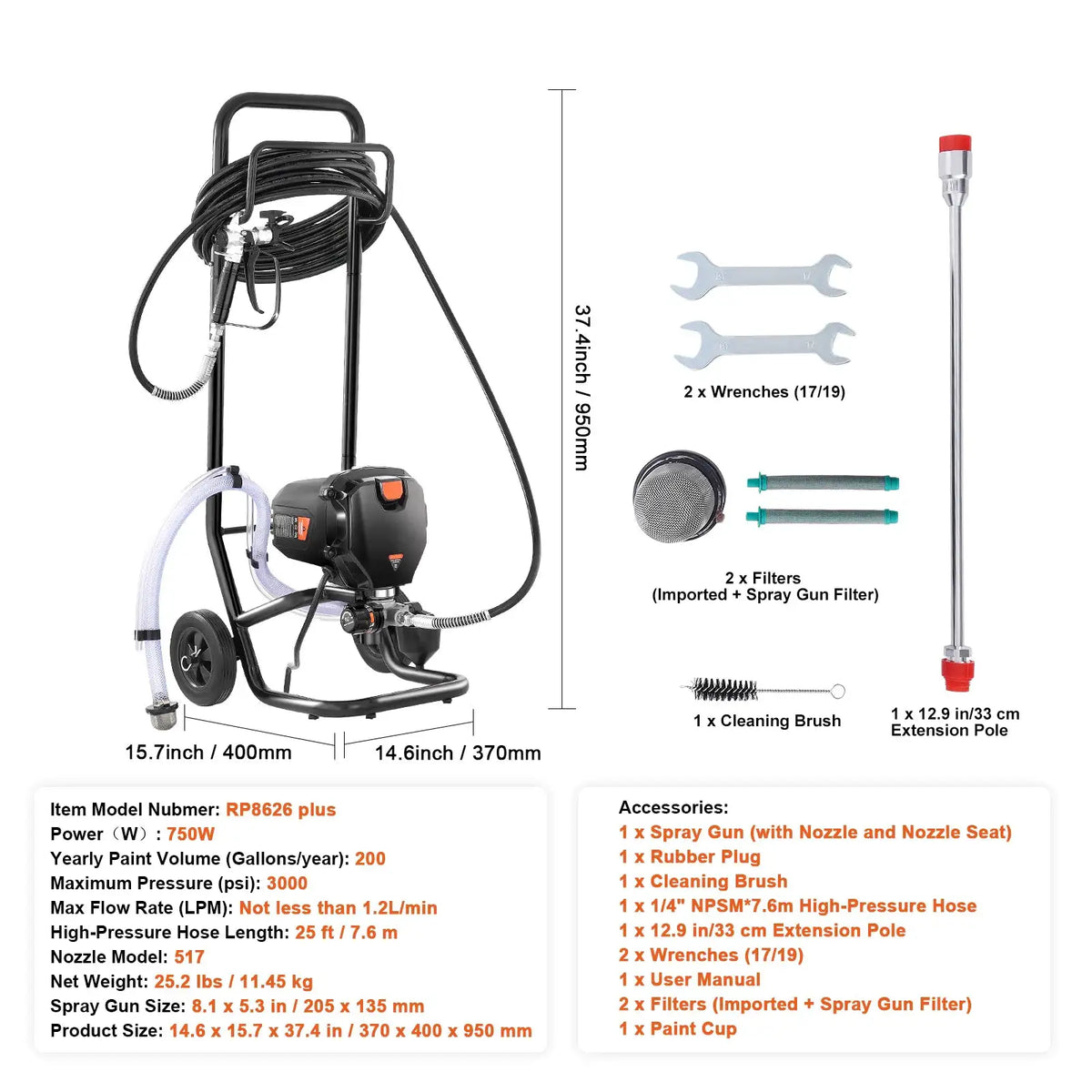 Professional Handheld Paint Sprayer — product image 8
