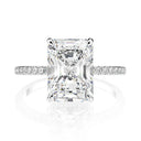 Moissanite Ring in Sterling Silver Carat Cute Romantic
