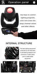 150W/160W/200W Versatile 3-in-1 LED Moving Head Light