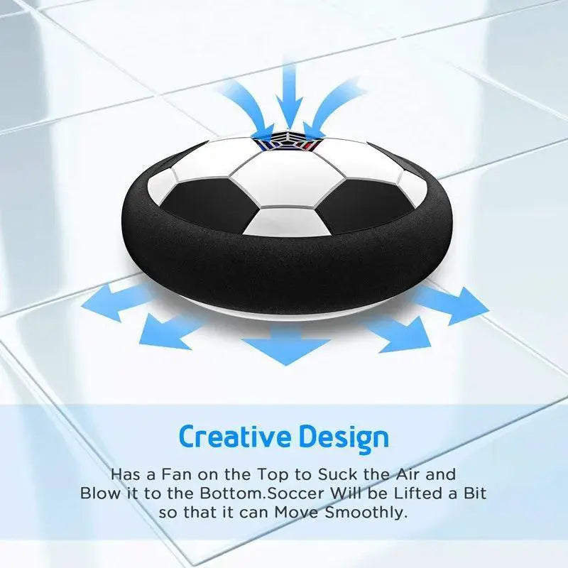 LED Hover Soccer Ball With Music Floating Football Game
