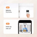 Tuya WiFi Video Doorbell Rechargeable Battery Two Way Audio