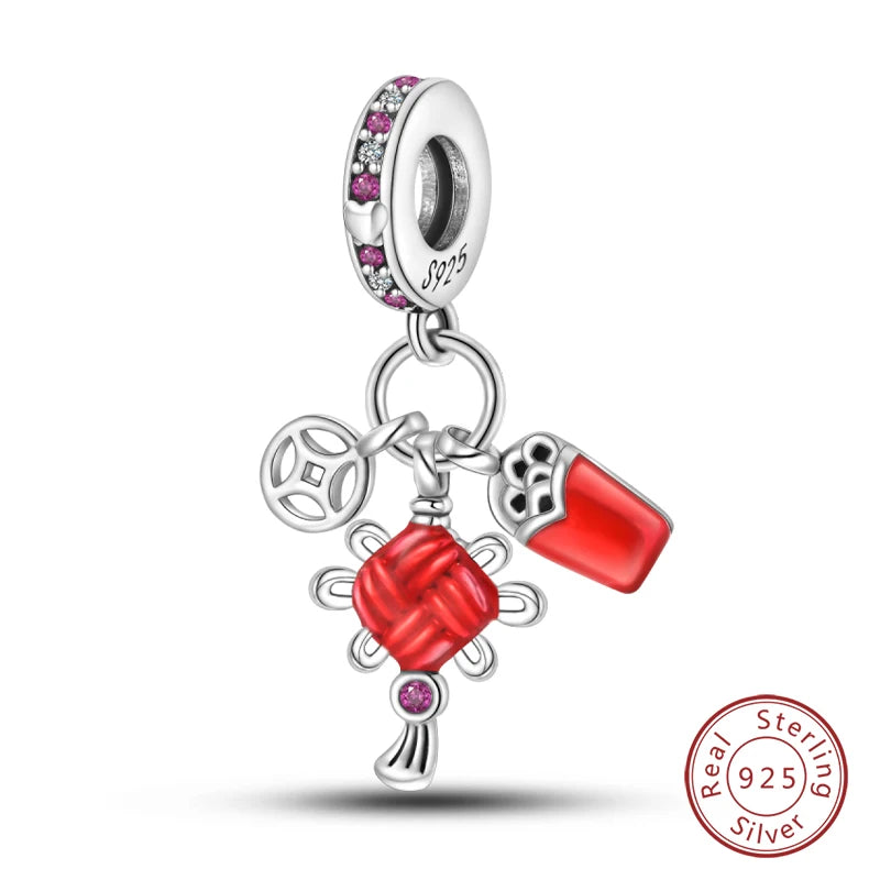 Sterling Silver Year Series Lucky