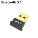 Grwibeou Bluetooth Dongle Enhanced Wireless Adapter for PC