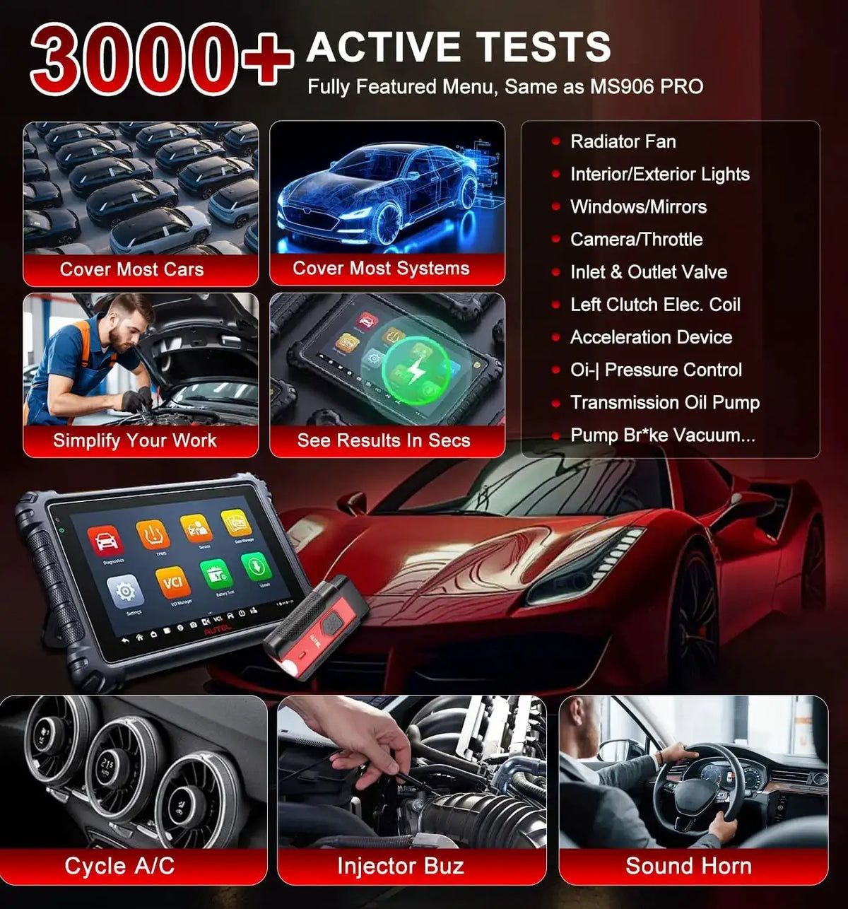 Autel MaxiCOM Pro Diagnostic Scanner Advanced ECU Coding MaxiSys — product view 5