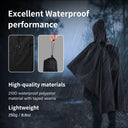 3-in-1 Waterproof Rain Poncho Lightweight Hooded Coat 2023
