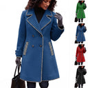 Double Breasted Patchwork Commuter Coat