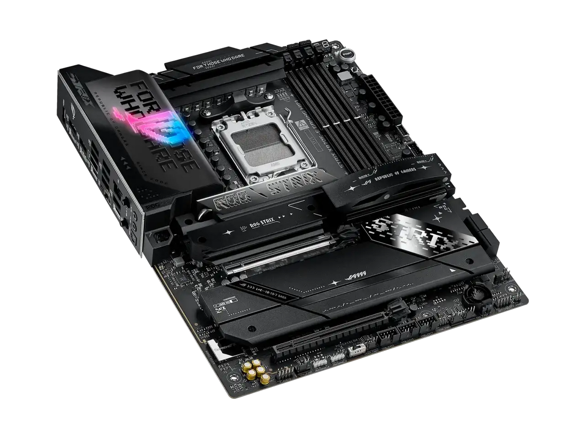 ASUS ROG STRIX GAMING WIFI AMD ATX motherboard power — product view 8