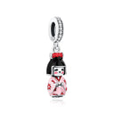 Sterling Silver Charm Fortune Cat