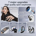 AI Translation Headset With Noise Cancelling Wireless Bluetooth V5 Mic Pro