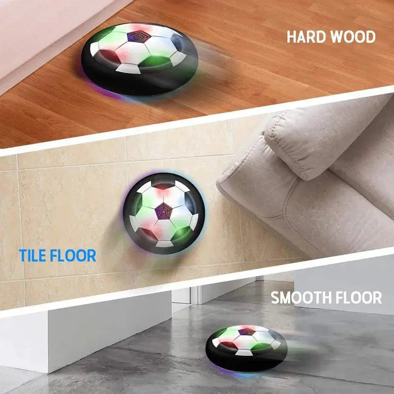 LED Hover Soccer Ball With Music Floating Football Game