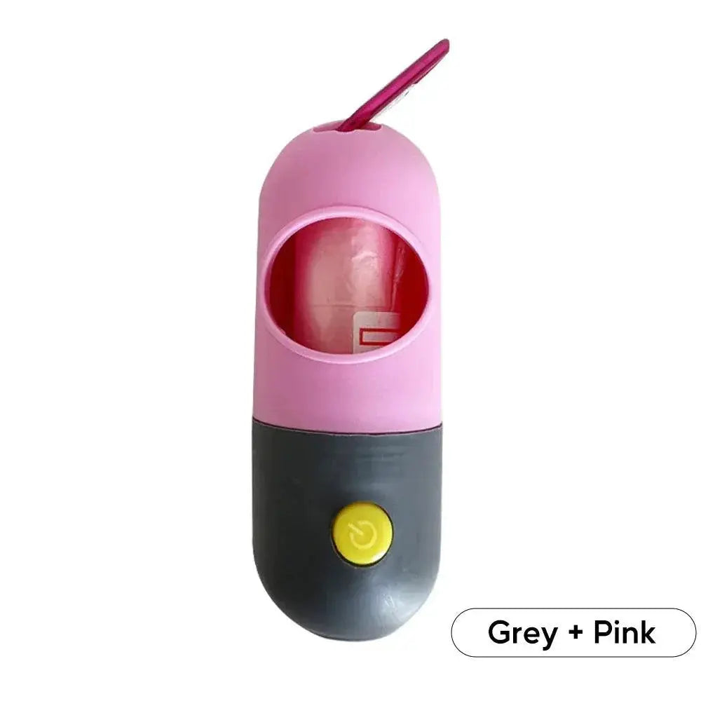LED Light Pet Waste Bag Dispenser Eco Friendly Solution