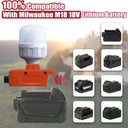 Cordless 12W LED Work Light for Makita Milwaukee Lamp