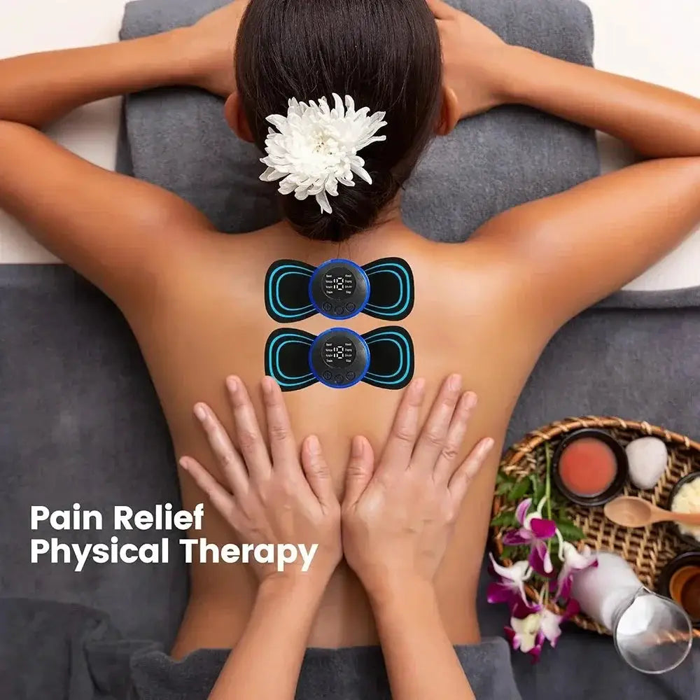 Electric EMS Neck Massager Patch Stimulator Cervical Back