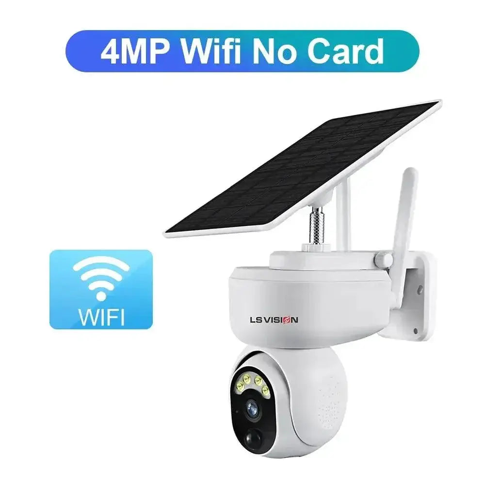 Solar Wireless Security Camera Weatherproof Motion Detection