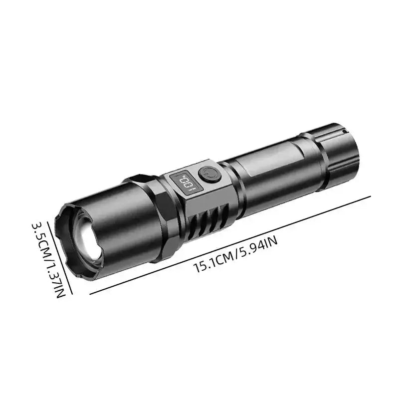 Flashlight Rechargeable USB Hand Light Portable - OurLum.com