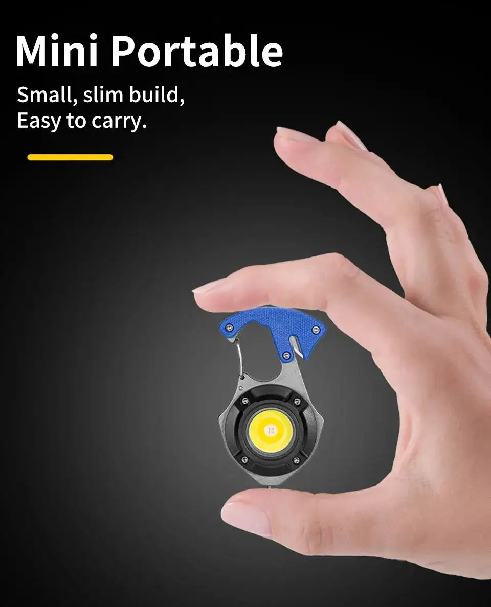 Compact Multi Function Keychain Flashlight With Modes — product view 9