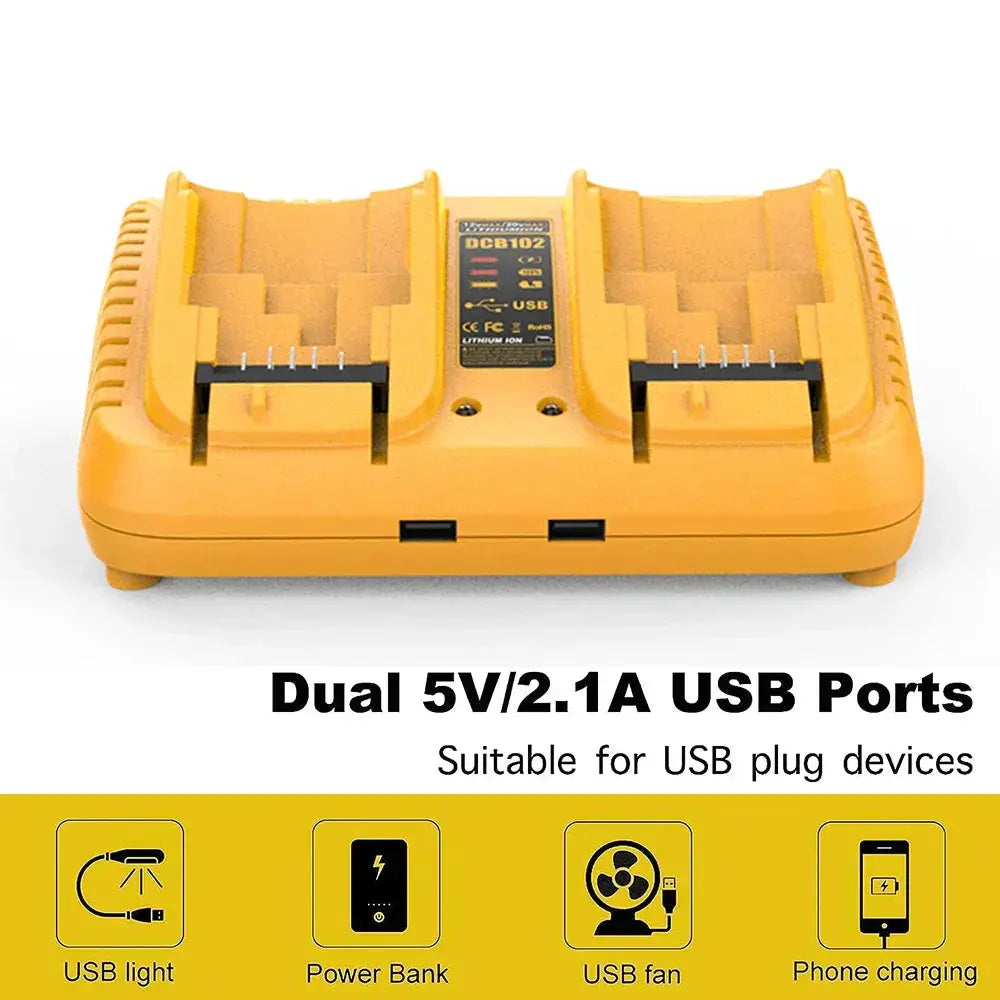 DCB102 DCB104 Battery Charger For 12 To 20V Fast Charge