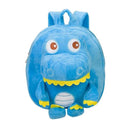Soft Plush Dino School Backpack for Kids