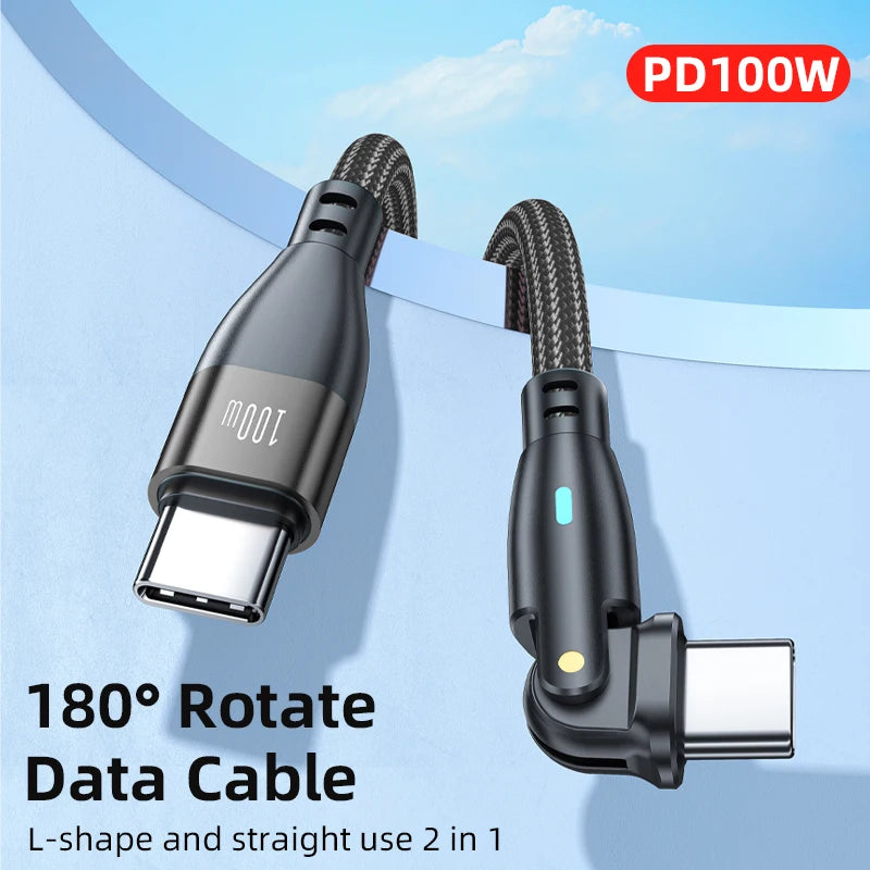 USB C Elbow Charging Cable — product view 2