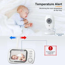 3.5-Inch Wireless Video Baby Monitor with Night Vision Features
