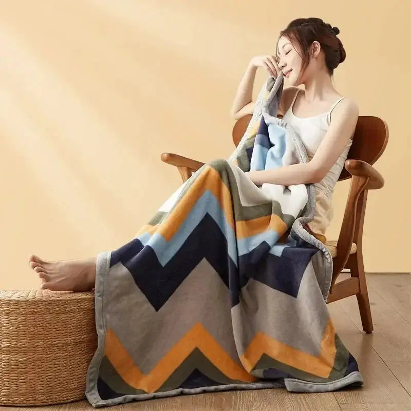 Extra Soft Flannel Blanket Thickened For All Seasons - OurLum.com
