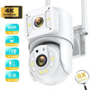 8MP Dual Lens Outdoor Security Camera With Night Vision