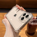 Luxury Shockproof Transparent Case for iPhone Stylish Fit