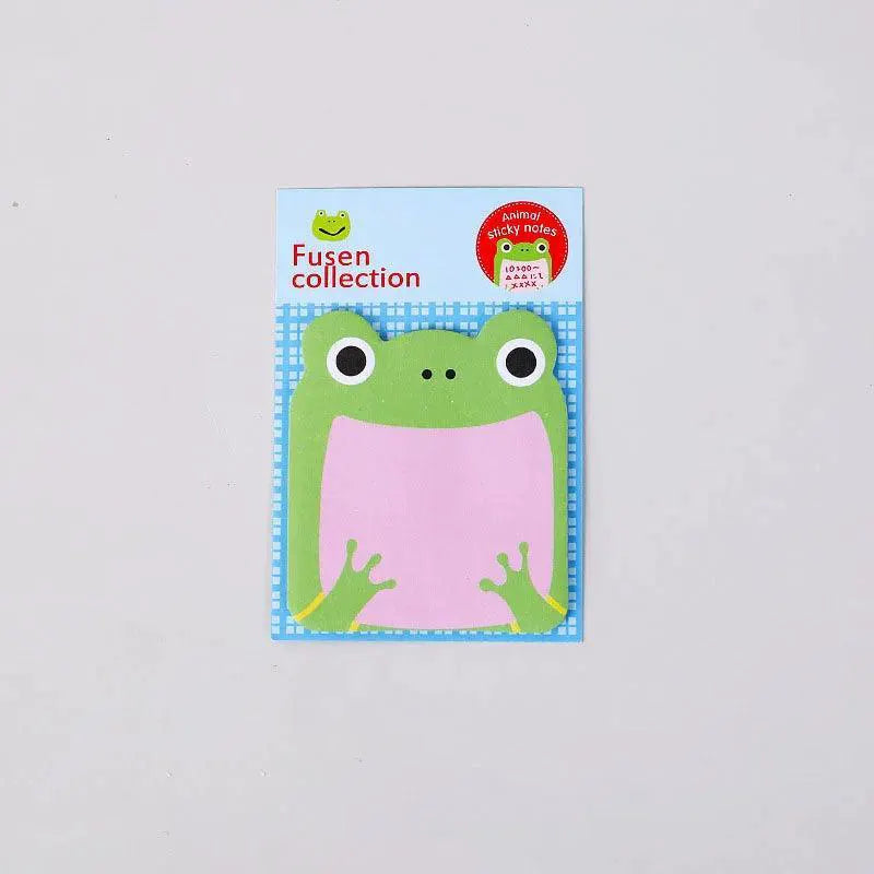 8 Piece Cute Animal Sticky Notes Set Notepad Memo Pads