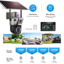6K Solar Powered Outdoor Camera For Best Home Security