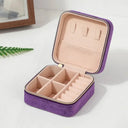 Velvet Jewelry Box For Travel Security
