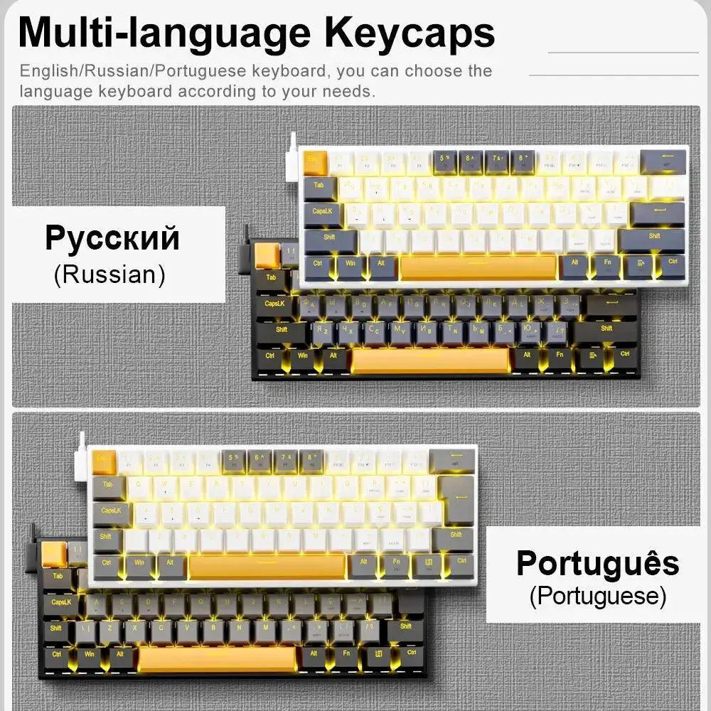 E Yooso Z11 Mechanical Gaming Keyboard Hot Swap Compact