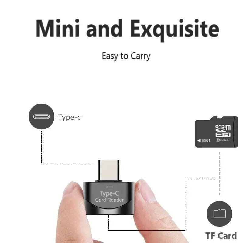 USB 3.0 Type C Card Reader USB C Adapter For Laptop