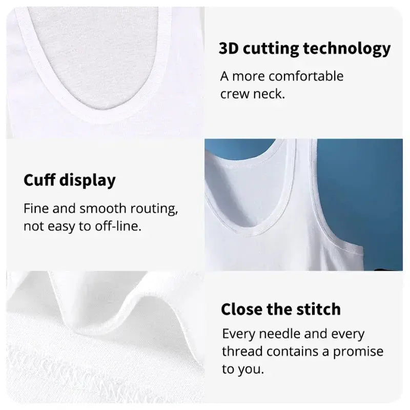 Mens Cotton Sleeveless Training Vest Casual Tank Top