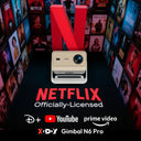 XGODY N6 Pro 700 ANSI Lumens Smart Projector, Netflix Licensed, Native 1080P with HDR10, Auto Keystone & Obstacle Avoidance, Wi-Fi 6 & Bluetooth 5.4, 40-120 Inch Portable LED Home Theater Movie Projector for Home Parties & Ca