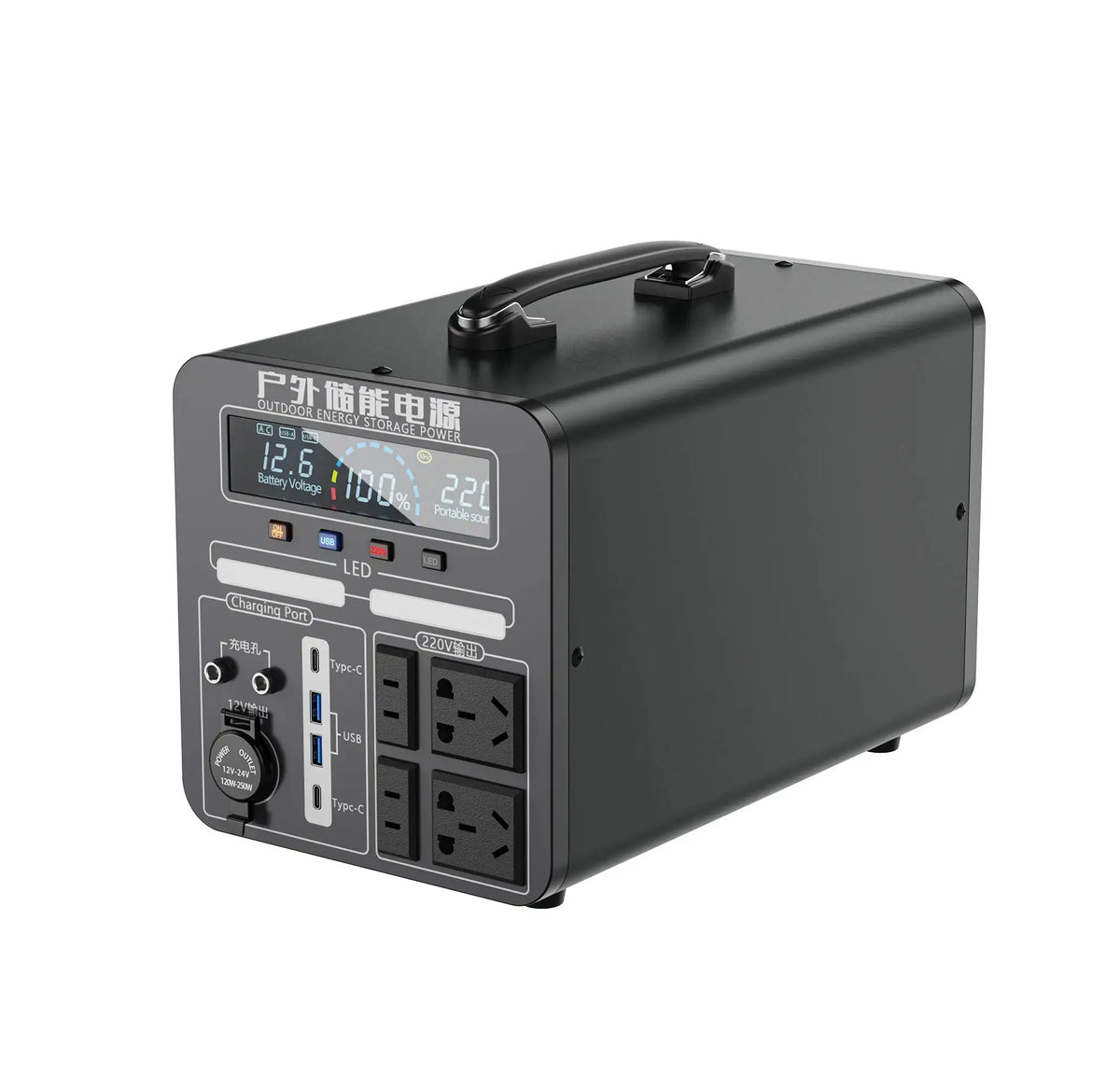 Portable Solar Generator for Home Backup — product view 6