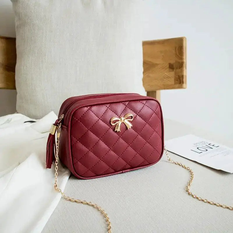 Urban Embroidered Chain Crossbody Bag Elevate Your Style