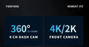 Smart Dash Cam for Drivers with GPS and WiFi 4K HD