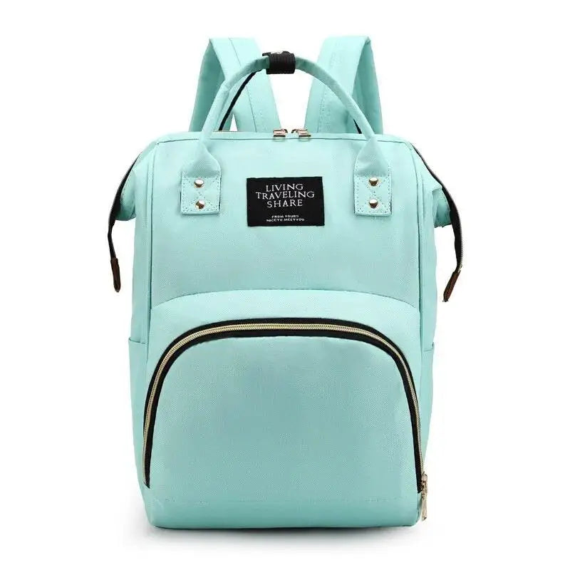 Versatile Waterproof Diaper Backpack For Moms Large Capacity