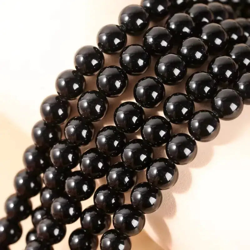 Natural Golden Obsidian Spacer Beads — product view 9
