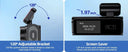 Front 4K Dash Cam With GPS Night Vision Parking Monitor