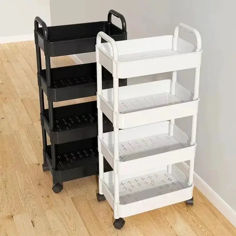 Multi Layer Small Cart Storage Rack With Wheels - OurLum.com