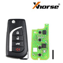 Xhorse XKTO10EN Wired Universal Remote Key for Toyota 5pcs