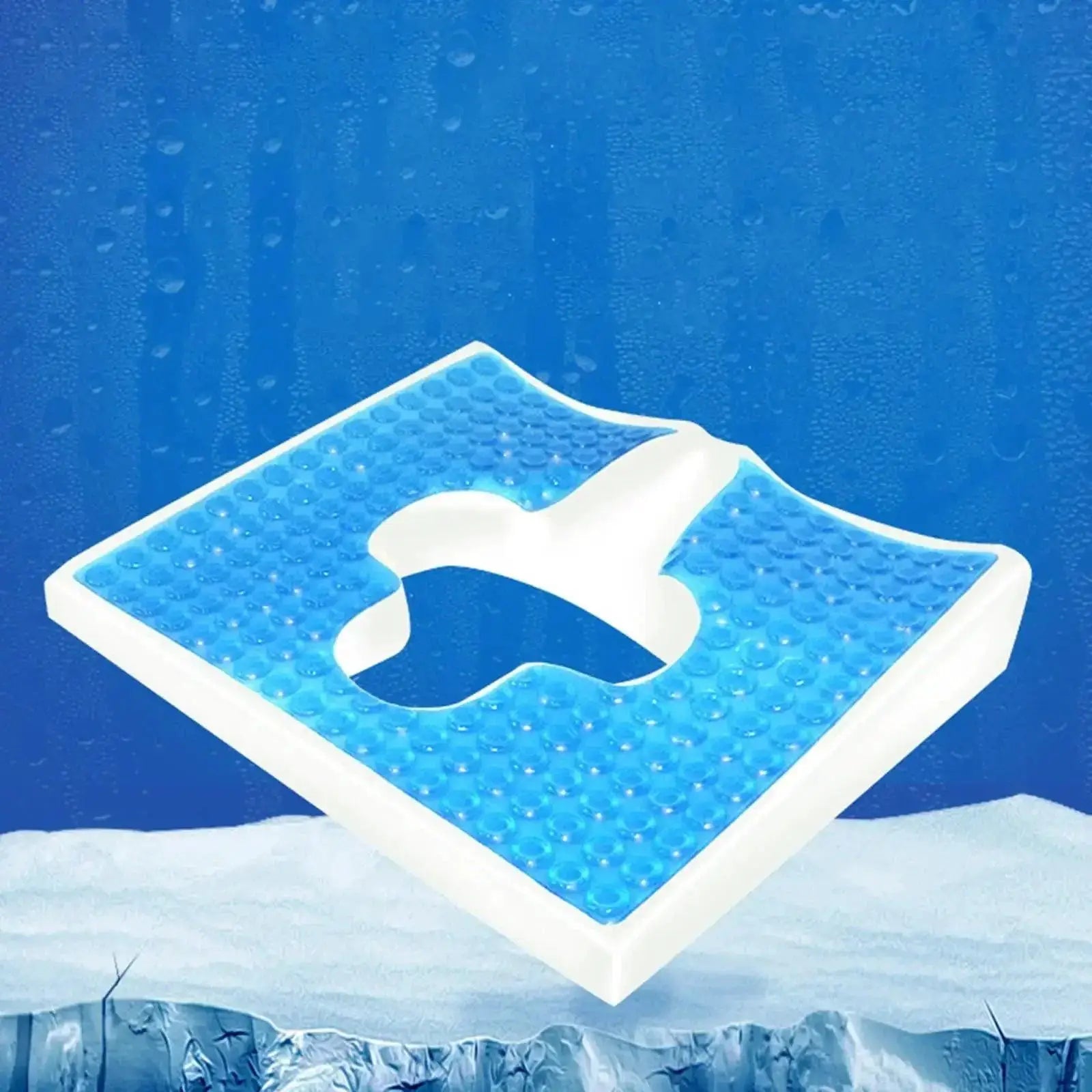 Cooling Gel Memory Foam Seat Cushion for Tailbone Relief